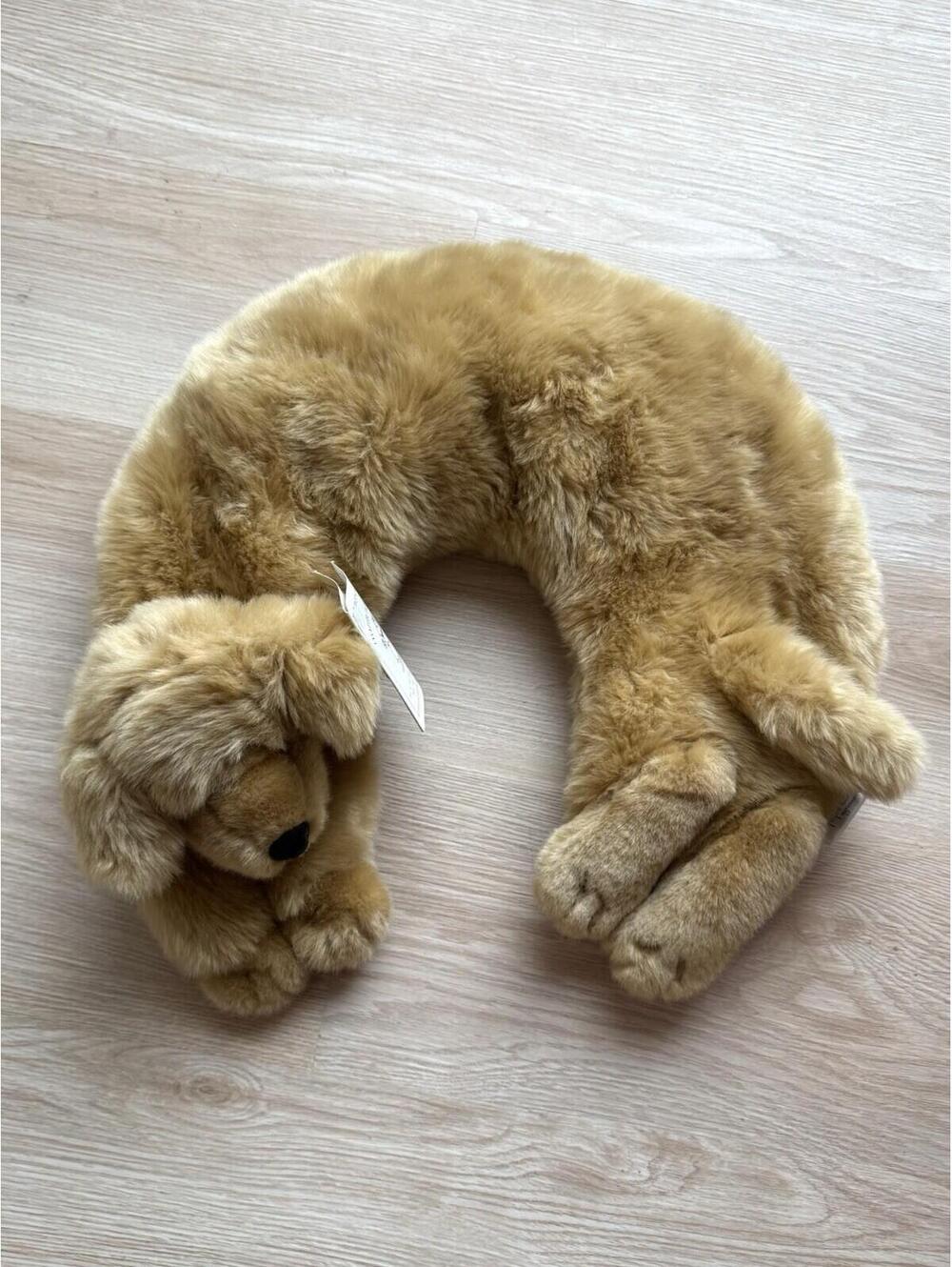 NWT Warm Whiskers Sleeping Golden Retriever Puppy Neck Shoulder Warmer